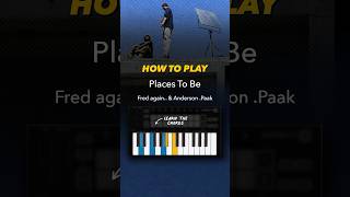 Learn how to play places to be Fred again  Anderson Paak amp Chika [upl. by Sonahpets]