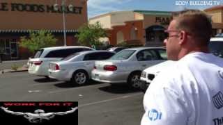 JAY CUTLER FOOD SHOPPING AUGUST 2013 [upl. by Assilav]