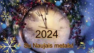 Muzikinis sveikinimas  Su Naujais 2024 metais [upl. by Llemij]