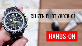 HANDSON Citizen Promaster Skyhawk EcoDrive Pilot JY807801L [upl. by Otreblaug]