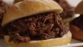 How to Make Slow Cooker Barbecued Beef  BBQ Beef Recipe  Allrecipescom [upl. by Eidob]