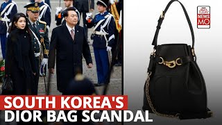 South Korea’s Dior Bag Scandal President Yoon Suk Yeol’s Wife Caught Receiving Gift Worth 2200 [upl. by Ellsworth69]