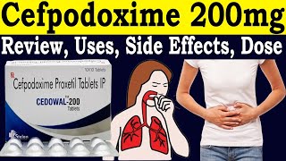 Cefpodoxime tablets ip 200 mg uses in hindi  Review Cedowal Tab 200 mg  Uses Side Effects Dose [upl. by Dnomyar]