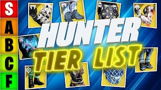 The ULTIMATE PvE Hunter Exotic Tier List  Destiny 2 [upl. by Enelia430]