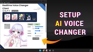 How to setup Realtime Voice Changer AI [upl. by Anaehr]