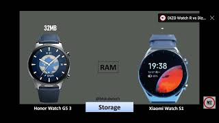 HONOR WATCH GS 3 VS XIAOMI WATCH S1 ⌚ [upl. by Jehias]