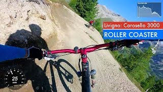 Livigno Carosello 3000  Tutti Frutti  Roller Coaster trail [upl. by Kynthia334]