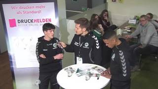 Druckhelden VIPTalk nach dem Heimspiel gegen Bielefeld [upl. by Nisen]