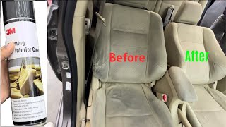 Cars interior cleaning at home😍 shocking results😮🔥 Is it because of 3M spray [upl. by Baum462]