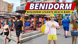 BENIDORM  Levante Beach Walking Tour 2024 4K [upl. by Beth]