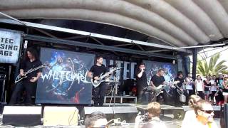 WhitechapelOf Legions IntroDarkest Day of Man Warped Tour 2010 HD [upl. by Drazze]