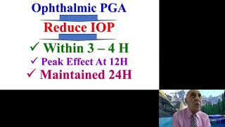 Pharmacotherpy of Glaucoma By Prostaglandin Analogues [upl. by Enidlareg]