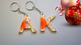 Resin keychain tutorial for Beginners  Epoxy resin keychains DIY Resin Art Artshabits [upl. by Nnovahs]