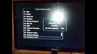 azamerica s1005 funcionando em IPTV [upl. by Adamik]