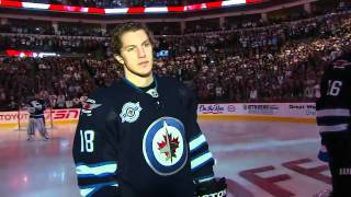 Canadian National Anthem in Winnipeg 10911 [upl. by Mobley]