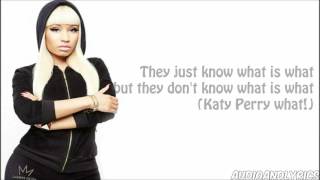 Katy Perry ft Nicki Minaj  Swish Swish Lyrics [upl. by Hawley]