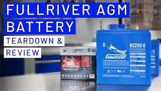 Fullriver Battery What makes them the best AGM battery TEARDOWN  REVIEW [upl. by Nailluj]