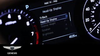 Headsup Display  Genesis G80  HowTo  Genesis USA [upl. by Baecher]