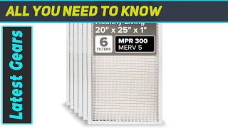 Filtrete 20x25x1 AC Furnace Air Filter  Best Air Quality Solution [upl. by Jerrol689]