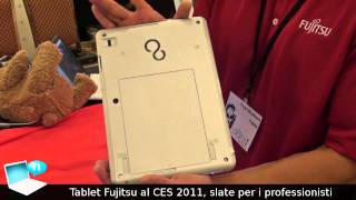 Tablet Fujitsu con Windows 7 al CES 2011 [upl. by Peters4]