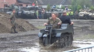 Stahl auf der Heide 2014 ♦ Kettenkrad Wehrmacht SdKfz 2 ♦ Halbkettenfahrzeug HK 101 HalfTrack [upl. by Arahahs352]