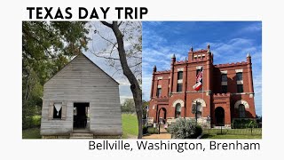 Day Trip to Bellville Washington  Brenham Texas  Travel Vlog [upl. by Flieger]