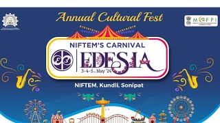 Watch LIVE NIFTEM’s annual fest ‘EDESIA’ [upl. by Sweyn]