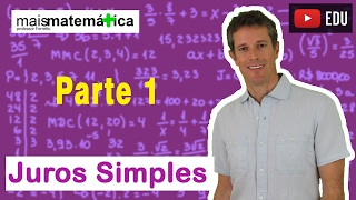 Matemática Básica  Aula 28  Juros Simples parte 1 [upl. by Elson]