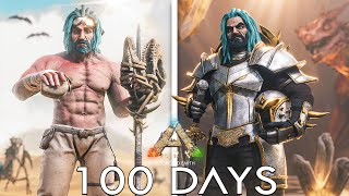 Surviving 100 Days in Hardcore ARK Survival Evolved Scorched Earth Edition [upl. by Ised]