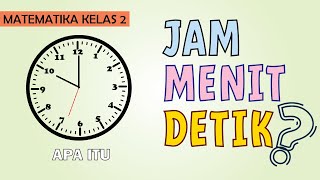 TEMA 8 KELAS 2 SD  BELAJAR JAM MENIT DETIK [upl. by Rhodia]