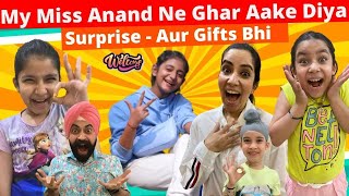 My Miss Anand Ne Ghar Aake Diya Surprise  Aur Gifts Bhi  RS 1313 VLOGS  Ramneek Singh 1313 [upl. by Adnocahs541]