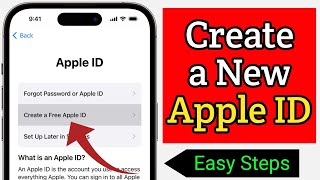 iPhone Me Apple ID kaise banaye  How to Create Apple ID  Quick and Easy [upl. by Sekoorb]