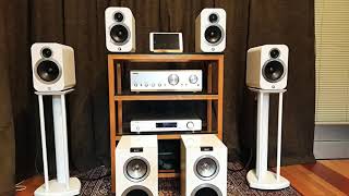 Q acoustics 3010i amp Q acoustics 3020i sound test [upl. by Enyleuqcaj86]