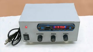 How to make amplifier using pam 8610  12V Powerful Bass Amplifier [upl. by Zared]