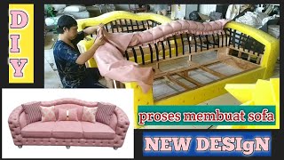 Cara membuat sofa membuat sofa model baru [upl. by Eyllek405]