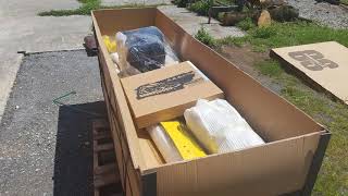 FRONTIER OS27 SAWMILL  UNBOXING [upl. by Fitz623]