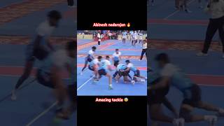 Abinesh best tackle youtubeindia kabaddi indiansports viralvideo prokabaddileague [upl. by Lerraj988]