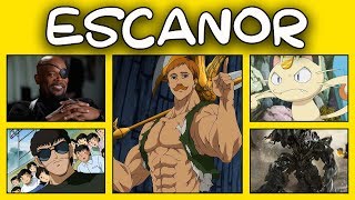 ESCANOR 36 Personajes de Gerardo Vásquez quotEspañol Latinoquot  SpiderHalo [upl. by Osbourne]