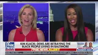 Kim Klacik With Laura Ingraham Discussing Campaign Ad [upl. by Eignav]