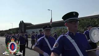 Craigavon Protestant Boys FB  Brian Robinson Memorial Parade 070924 [upl. by Suixela192]