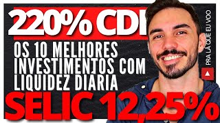 1225 SELIC CAIU OS MELHORES INVESTIMENTOS PARA 2023 DA RENDA FIXA CDB LCI QUAL O MELHOR [upl. by Ydnal]