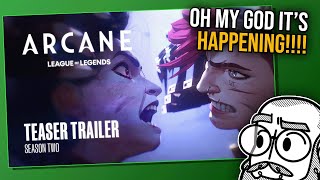 TBSkyen reacts to Arcane Season 2 teaser trailer [upl. by Idham]