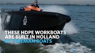 Tideman Boats Indestructible HDPE workboats [upl. by Eetnod]