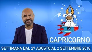 CAPRICORNO l’oroscopo di Capitani  27 agosto  2 settembre [upl. by Strephonn]