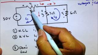 KVL KCL Ohms Law Circuit Practice Problem  Electrical Engineering Fundamental and Basics Review [upl. by Goldshlag523]