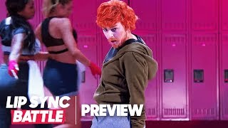 Charli XCX Transforms Into Ed Sheeran for “Shape of You”  Lip Sync Battle Preview [upl. by Ardek]