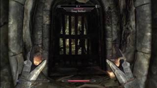 Skyrim  KIlling Draugr Deathlord the Easy Way Expert Difficulty [upl. by Solnit862]