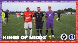 MIDDLESEX COUNTY CUP  TAKERS VS SHIRE UNITED  SUNDAY LEAGUE FOOTBALL [upl. by Sackville]