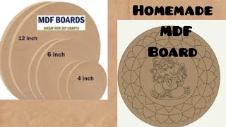 how to make MDF at home  Diy lippan art base from recycled cardboard 😱 Priyankadey12345 [upl. by Nanon292]