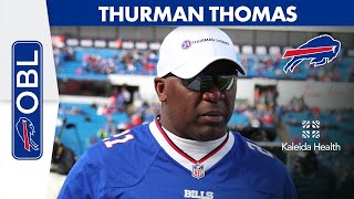 Thurman Thomas Bills Offensive Evolution PatriotsBills Preview  One Bills Live  Buffalo Bills [upl. by Aidin]